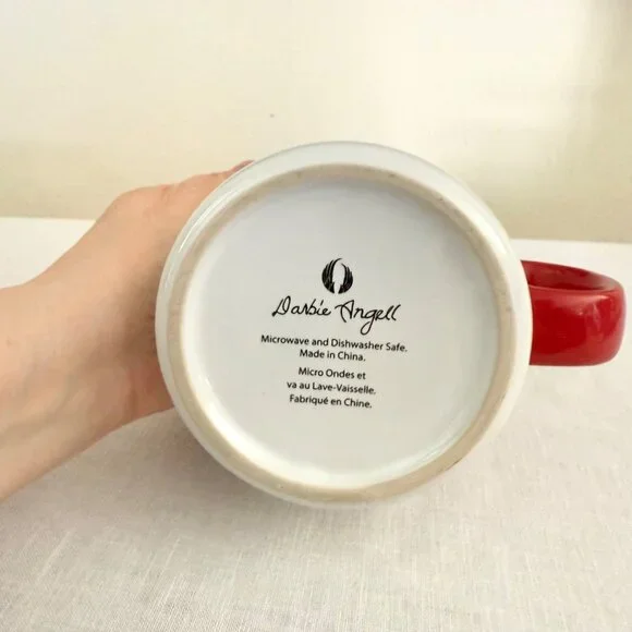 Darbie Angell Follow Your Dreams Large Ceramic Mug 18oz Motivational Coffee Cup - Picture 3 of 10